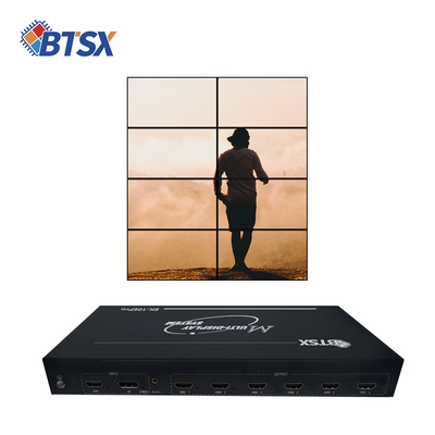 1×HDMI 2.1 と 1×DP 1.4 入力 6×HDMI 1.4 出力 大規模ディスプレイ用ビデオウォールコントローラ