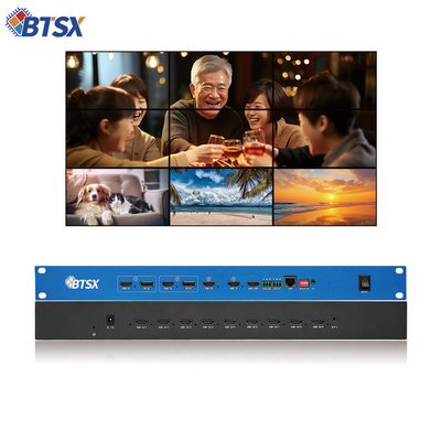 1X2 2X2 1X3 3X3 Hdmi 4Kビデオプロセッサ シームレススイッチングビデオウォールコントローラ