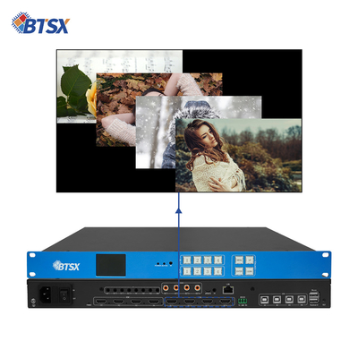 無縫UHDビデオスイッチ 4k Hdmiマトリックス 4x4 ビデオウォールコントローラ 3x1 2x1 2x2 サポート 4 スクリーンディビジョン