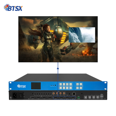 無縫UHDビデオスイッチ 4k Hdmiマトリックス 4x4 ビデオウォールコントローラ 3x1 2x1 2x2 サポート 4 スクリーンディビジョン