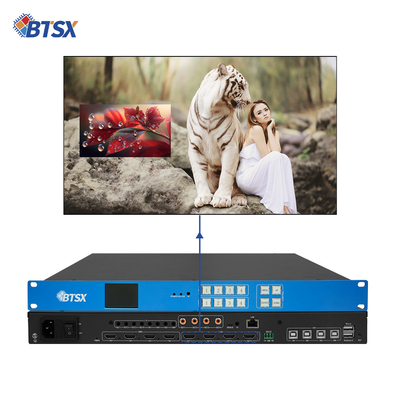 無縫UHDビデオスイッチ 4k Hdmiマトリックス 4x4 ビデオウォールコントローラ 3x1 2x1 2x2 サポート 4 スクリーンディビジョン