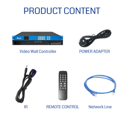 無縫KVMオーディオビデオマトリックスビデオウォールコントローラ 4x4 2x2 1x4 4K60 HDMI PIP 4つのHDMI2.0入力で編集可能