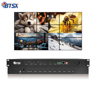ビットビサス 4Kビデオプロセッサ 3x3 3x4 3x5 3x6 ビデオウォールコントローラ 9 HDMI13