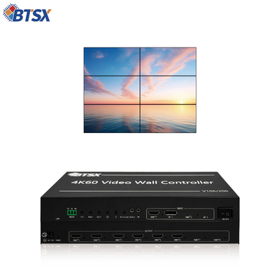 柔軟な制御と最大解像度 5760x2160 大規模ディスプレイ用 30Hz ビデオウォールコントローラ
