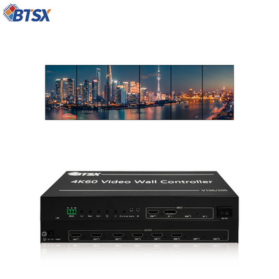 柔軟な制御と最大解像度 5760x2160 大規模ディスプレイ用 30Hz ビデオウォールコントローラ