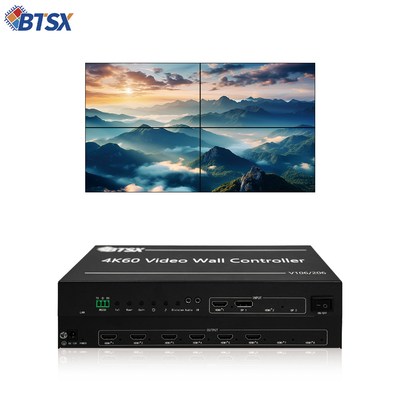 柔軟な制御と最大解像度 5760x2160 大規模ディスプレイ用 30Hz ビデオウォールコントローラ