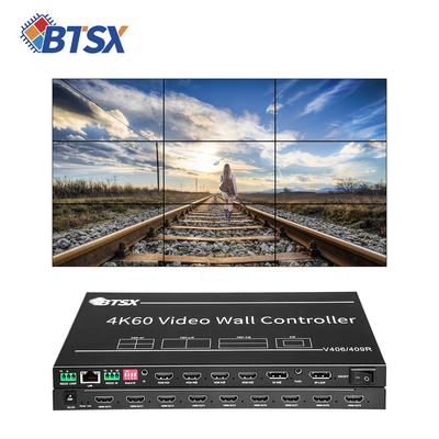 2x3 6x2 ビデオウォールコントローラ 4k 8k テレビ回転スプリッシング 1x9 3x3 HDビデオコントローラ