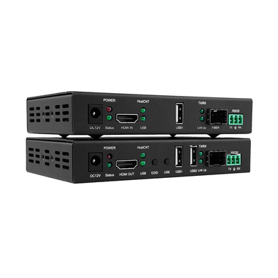 ゼロ遅延 RS232 KVM EDID HDMI 光ファイバー拡張器 20Km BIT-Ex-Fib-IP-4K-KVM