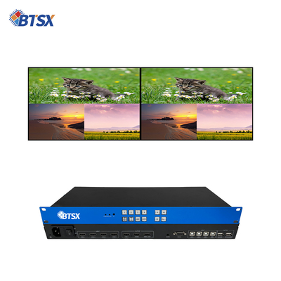 エンド KVM ソリューション BIT-MV-U1-MD403 4K60 解像度 マルチビューア プロセッサ 3x HDMI 2.0 出力ポートと 1 ループアウト