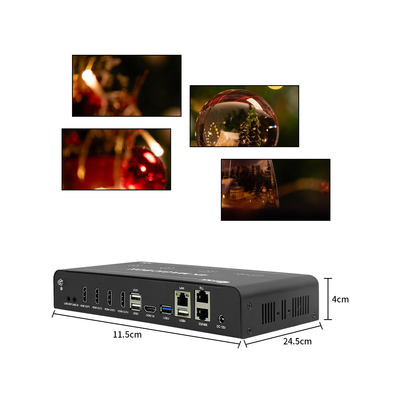 マルチスクリーンスプライス 広告と監視用 超HDMI2.0x1 HD 4k 2x2 ビデオウォールコントローラ