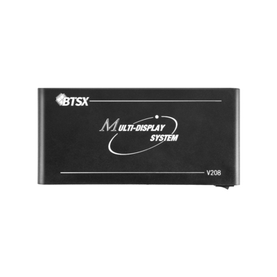 Bitvisus マルチテレビディスプレイコントローラ 8K は,複雑な環境に適した様々な入力/出力構成をサポートする.