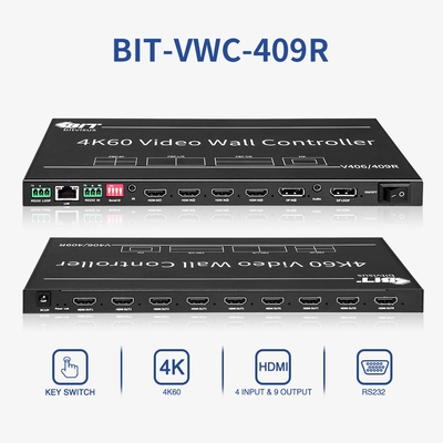 ベストセラー 縦型スクリーン スプライシング 4S ストア 1X7 1X4 1X3 ビデオウォールプロセッサー BIT-VWC-409R