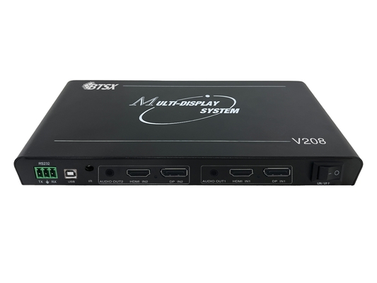 Bitvisus Video Wall Splitter 8Kは,複雑な環境に適した様々な入力/出力構成をサポートする.