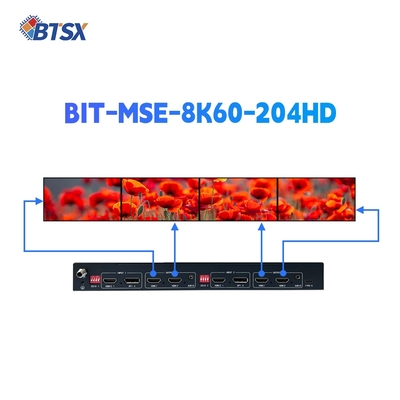 ビデオウォールコントローラー 最大入力解像度 1×2 7680×2160P60 電源 12V/2A DCアダプター付属 リアルタイム処理