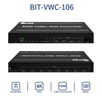 Bitvisus プロフェッショナルビデオスプライシングプロセッサー - 9画面スプライシング対応 BIT-VWC-106