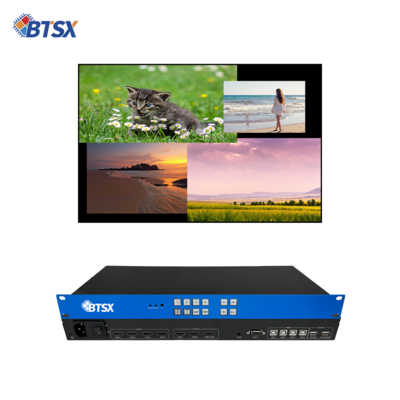 マトリックス 4入力 3出力 マルチビューワー 4K60 解像度 デジタルサイネージ用