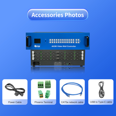 220V電源ソース制御室ビデオウォールスプリッター 12 X HDMI 2.0出力インターフェース プロフェッショナルビデオディスプレイ用