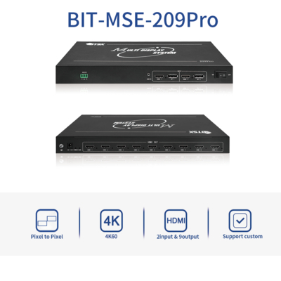 出力 最高ピクセルクロック165Mと9通りのHDMI1.3 出力ポート4k製品