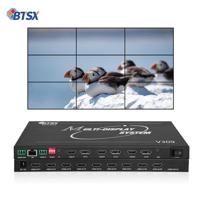 Bitvisus 8K プロフェッショナルビデオウォールプロセッサ - 9出力,同期高画質ビデオ出力 BIT-MSE-8K-309HD
