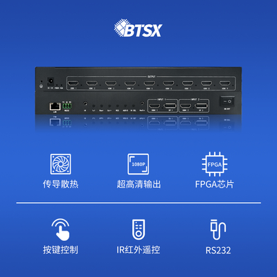 Bitvisus プロフェッショナル ビデオ スプライシング プロセッサ - 9 スクリーン スプライシング BIT-VWC-209SW をサポート