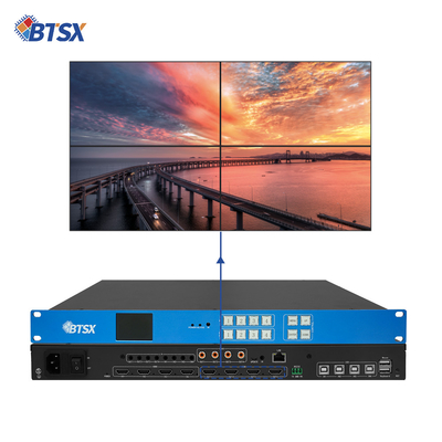 Bitvisus 4x4 2x2 1x4 4K60 スプライスオーバーレイ HDMI PIP ビデオスイッチ マトリックス ビデオウォールコントローラ