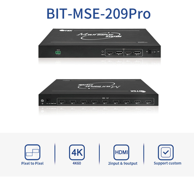 柔軟なマルチスクリーン構成のための1x5と5x1HDMIビデオウォールコントローラー