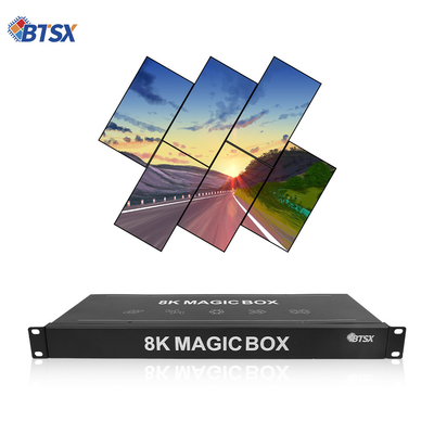Bitvisus 8K60 PIP エッジエフェクト ポイント対ポイント 不規則スプリッシング LCD LED ビデオプロセッサ