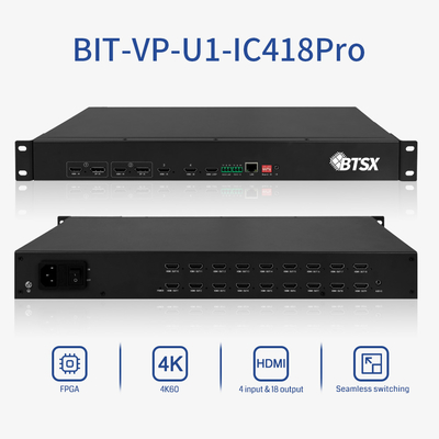IR コントロール HDMI ビデオ ウォール プロセッサ 4k 無縫 スイッチ機能
