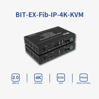 4k30 UHD HDMI エクステンダー HDCP 1.4 20km Rs232 EDID KVM オーバーファイバー エクステンダー