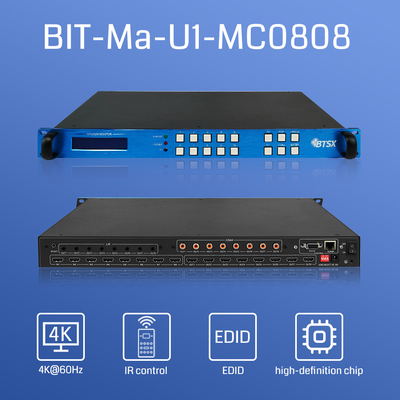 4K60HDMIマトリックススイッチ EDID管理ビデオウォールプロセッサ 2x2 2X3