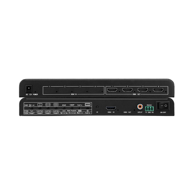 4k IR コントロール HD スプライシング HDMI 1 入力 4 出力 1x2 2x2 ビデオ ウォール プロセッサ コントロール
