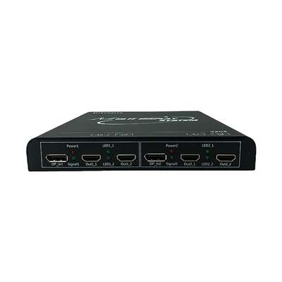 1X4 1X2 3DDP HDMIビデオプロセッサ 8K マルチスクリーンビデオコントローラ