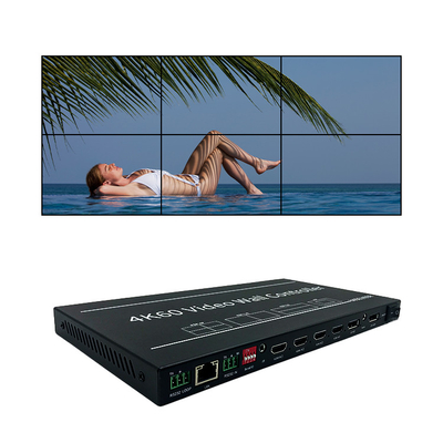 新着 6X2 2x6 12 テレビビデオウォールコントローラ 8K HDMIビデオウォールプロセッサ