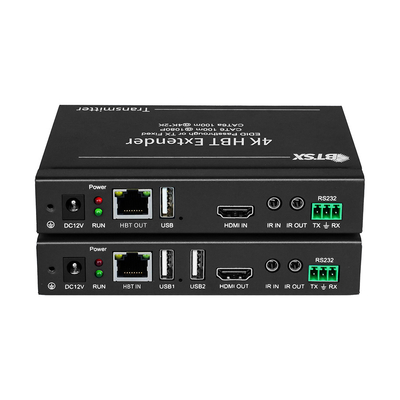 ネットワークポートHDMIファイバー拡張器 40m - 120m 4K60 RJ45 送信機と受信機