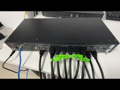 ビットビサス 4K60 8 in 9 アウトビデオウォールコントローラ Rs232 HDMI/DP ネットワーク Web コントロール 2x2 ビデオウォールマット